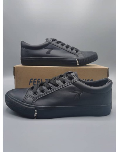 LINE 7 School Shoe 7976 Black (All PVC)