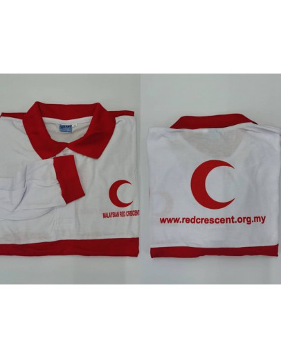 T-Shirt Bulan Sabit Merah Malaysia (BSMM) - Collar Short Sleeve & Collar Long Sleeve