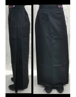 Kain Susun Lipat Tepi / Side Folded Long Skirt BLACK 282(Koshibo/Licin) / 288 (Cotton) 