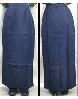 Kain Kembang Belakang A / Back Folded Long Skirt DARK BLUE K289(Koshibo/Licin) / 289 (Cotton) 
