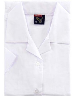 Primary Short Shirt (For Girl) White Cotton 300EX