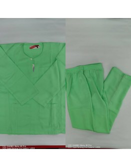 Baju Melayu SET K290 GREEN Licin (Koshibo) - Shirt and Long Pant